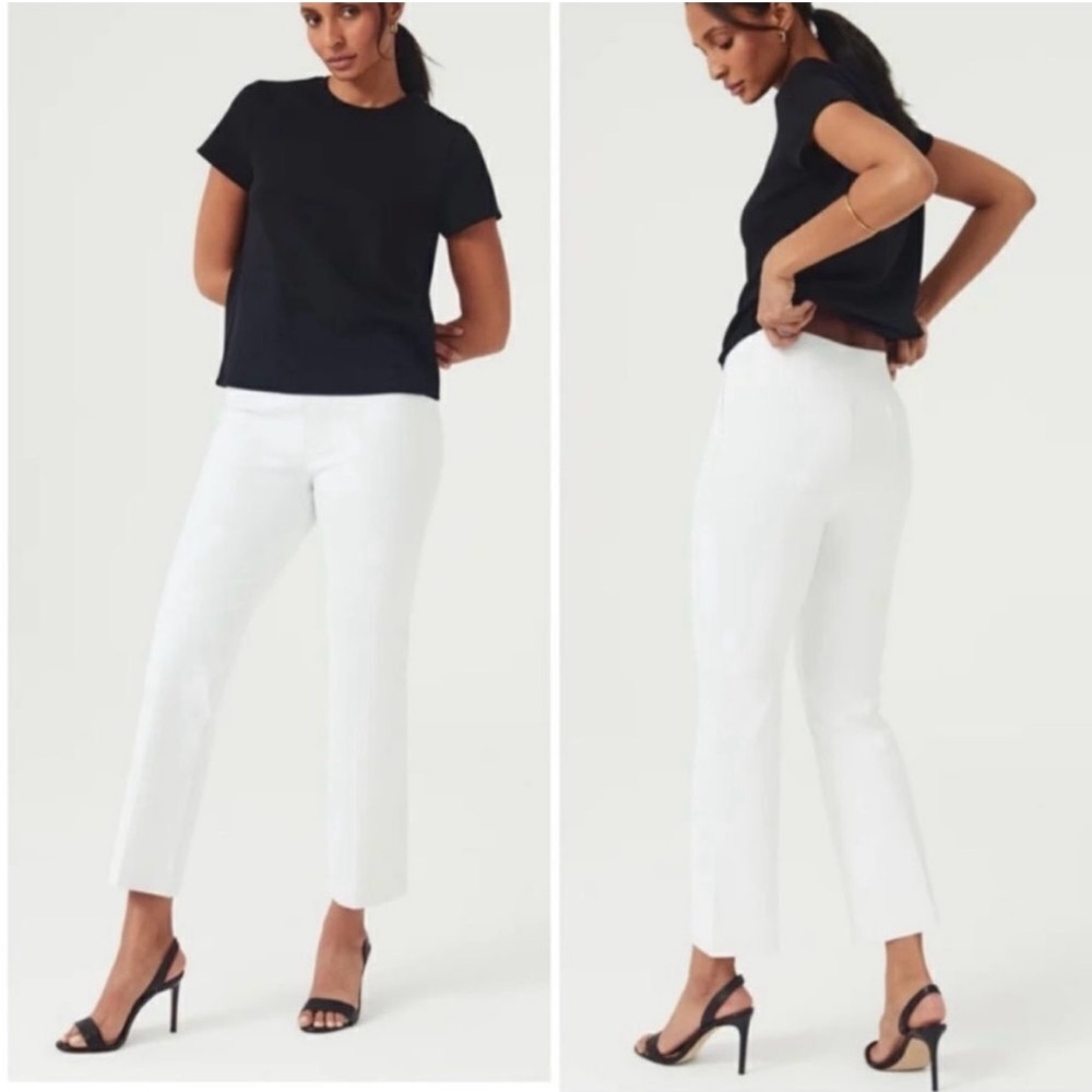 SPANX Slim Straight Pant in Classic White